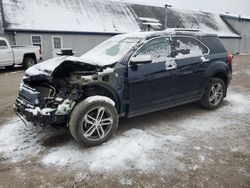 Salvage cars for sale at Davison, MI auction: 2016 Chevrolet Equinox LTZ