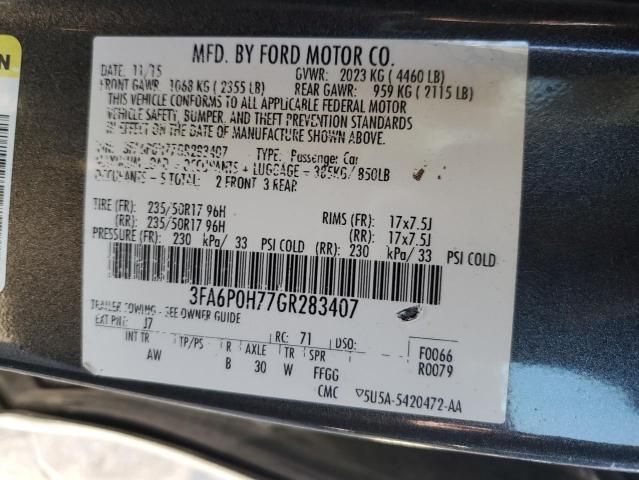 2016 Ford Fusion SE