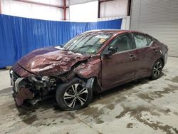 Nissan salvage cars for sale: 2021 Nissan Sentra SV