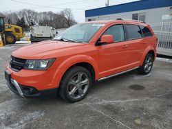 Salvage cars for sale at Ham Lake, MN auction: 2017 Dodge Journey Crossroad