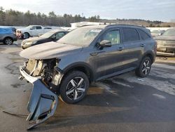 Salvage cars for sale at Windham, ME auction: 2021 KIA Sorento EX