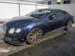 Salvage cars for sale at Opa Locka, FL auction: 2015 Bentley Continental GT