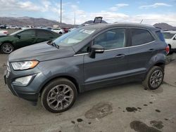 Salvage cars for sale at North Las Vegas, NV auction: 2020 Ford Ecosport Titanium