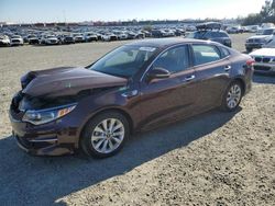 KIA salvage cars for sale: 2016 KIA Optima EX