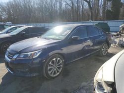 Salvage cars for sale from Copart Glassboro, NJ: 2013 Honda Accord Sport