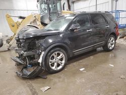 Salvage cars for sale at Franklin, WI auction: 2014 Ford Explorer Limited