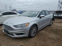 Salvage cars for sale at Elgin, IL auction: 2017 Ford Fusion SE