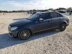 Salvage cars for sale at New Braunfels, TX auction: 2009 Mercedes-Benz C300