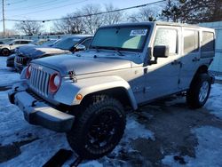 Salvage cars for sale at Moraine, OH auction: 2017 Jeep Wrangler Unlimited Sahara