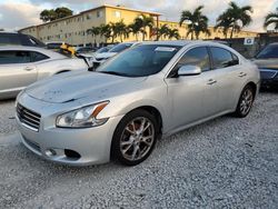 Carros salvage a la venta en subasta: 2012 Nissan Maxima S