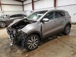 KIA salvage cars for sale: 2017 KIA Sportage EX