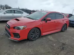 Salvage cars for sale at Duryea, PA auction: 2019 Subaru WRX Limited