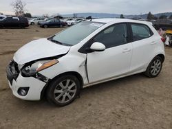 Salvage cars for sale at San Martin, CA auction: 2012 Mazda 2