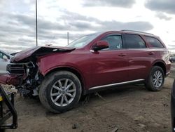 Salvage cars for sale at Woodhaven, MI auction: 2015 Dodge Durango SXT