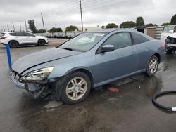 Honda Accord salvage cars for sale: 2007 Honda Accord EX