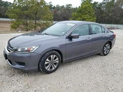 Salvage cars for sale from Copart Houston, TX: 2015 Honda Accord LX