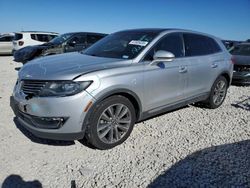 Lincoln salvage cars for sale: 2017 Lincoln MKX Reserve