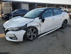 Salvage cars for sale at Fresno, CA auction: 2022 Nissan Sentra SR