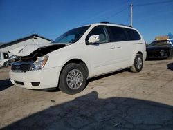 Salvage cars for sale at auction: 2012 KIA Sedona LX