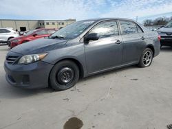 Salvage cars for sale from Copart Wilmer, TX: 2013 Toyota Corolla Base