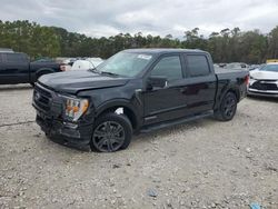 Salvage cars for sale at Houston, TX auction: 2021 Ford F150 Supercrew