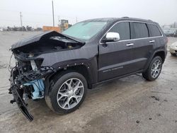 Salvage cars for sale at Oklahoma City, OK auction: 2021 Jeep Grand Cherokee Overland