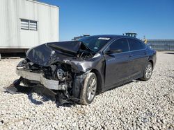 Salvage cars for sale at Temple, TX auction: 2016 Chrysler 200 Limited