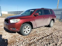 Salvage cars for sale at auction: 2009 Toyota Highlander