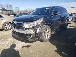 Salvage cars for sale at Spartanburg, SC auction: 2015 Toyota Highlander XLE