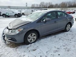 Salvage cars for sale from Copart Davison, MI: 2014 Honda Civic LX