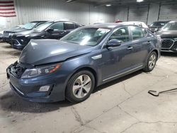 Salvage cars for sale at Franklin, WI auction: 2015 KIA Optima Hybrid