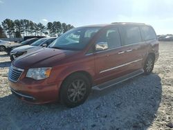 Salvage cars for sale at Loganville, GA auction: 2012 Chrysler Town & Country Touring L