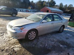 Salvage cars for sale at Mendon, MA auction: 2004 Toyota Camry LE