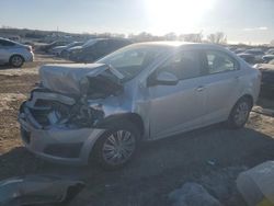 Salvage cars for sale at Kansas City, KS auction: 2015 Chevrolet Sonic LS