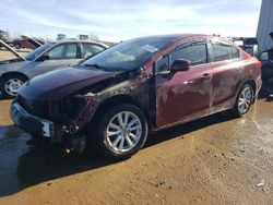 Salvage cars for sale at auction: 2012 Honda Civic EX