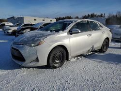 Salvage cars for sale at Cookstown, ON auction: 2018 Toyota Corolla L