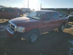 Salvage trucks for sale at Colorado Springs, CO auction: 2006 Dodge Dakota Quad SLT