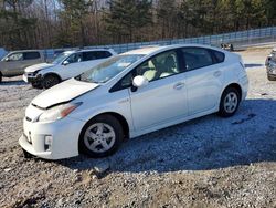 Salvage cars for sale from Copart Gainesville, GA: 2011 Toyota Prius