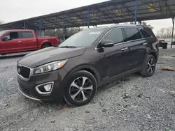 Salvage trucks for sale at Cartersville, GA auction: 2016 KIA Sorento EX