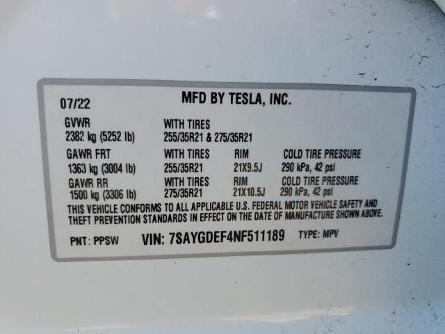 2022 Tesla Model Y