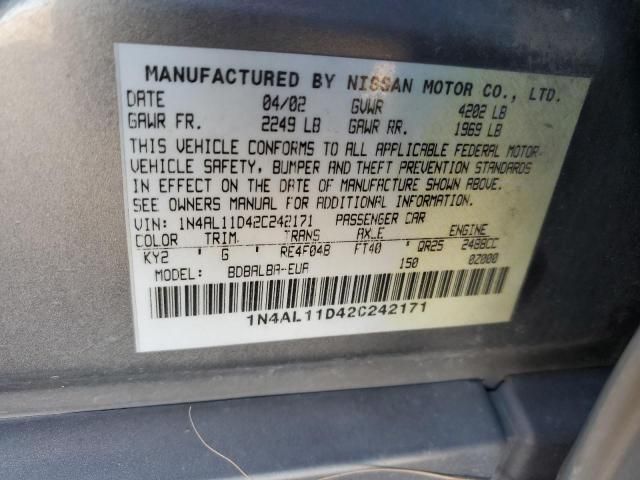 2002 Nissan Altima Base