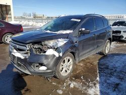 Salvage cars for sale at Kansas City, KS auction: 2018 Ford Escape SE