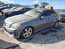 Salvage cars for sale from Copart Duryea, PA: 2010 Mercedes-Benz C 300 4matic