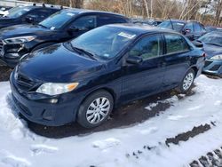 Salvage cars for sale at North Billerica, MA auction: 2012 Toyota Corolla Base