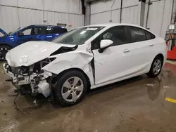 Salvage cars for sale from Copart Franklin, WI: 2017 Chevrolet Cruze LS