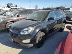 Salvage cars for sale at Bridgeton, MO auction: 2017 Chevrolet Equinox LT