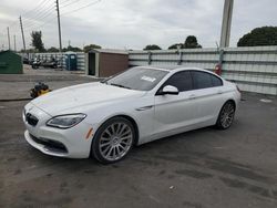 2017 BMW 650 I Gran Coupe en venta en Miami, FL