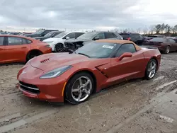 Chevrolet Corvette salvage cars for sale: 2015 Chevrolet Corvette Stingray 3LT