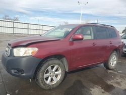 Toyota Highlander salvage cars for sale: 2008 Toyota Highlander