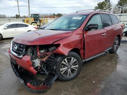 Nissan salvage cars for sale: 2017 Nissan Pathfinder S